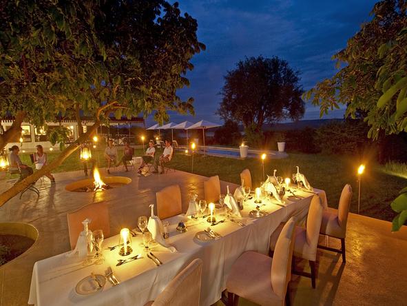 Chichele Presidential Lodge - outdoor dining